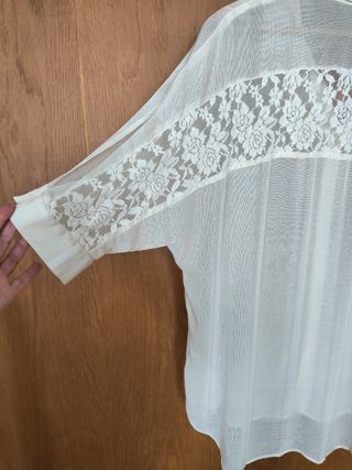 Camisola Ibicenca Paz Torras Blanca