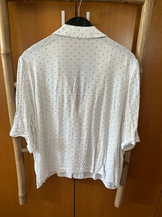 Blusa blanca topos Pimkie