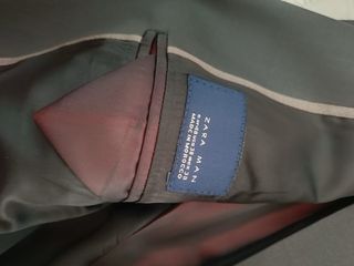 Traje Zara Gris Hombre