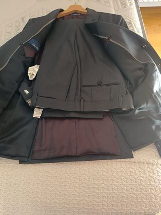 Traje Zara Gris Hombre