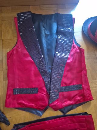 Disfraz Moulin Rouge hecho a mano