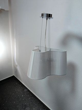 Lámpara de techo salón blanca 3 luces