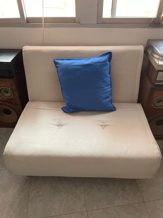 Sofá Cama Sillón Beige 
