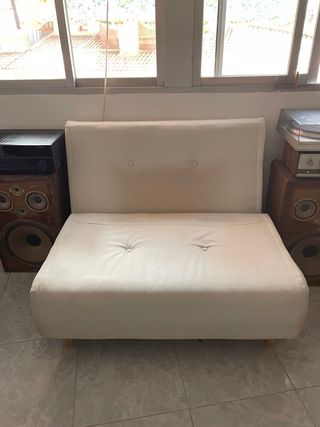 Sofá Cama Sillón Beige 