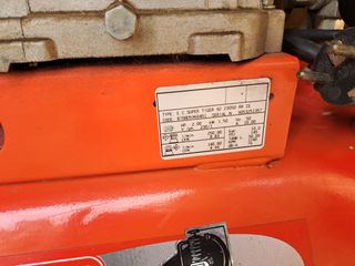 Compresor industrial con 2 pistolas