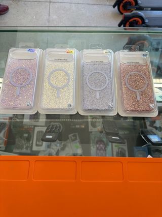 Fundas WEPHONE para iPhone 17 AIR Glitter