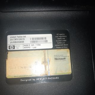HP Pavilion Negro y Azul