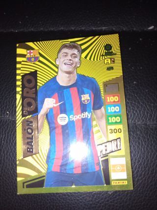 Carta Fútbol Balón de Oro Depay Panini