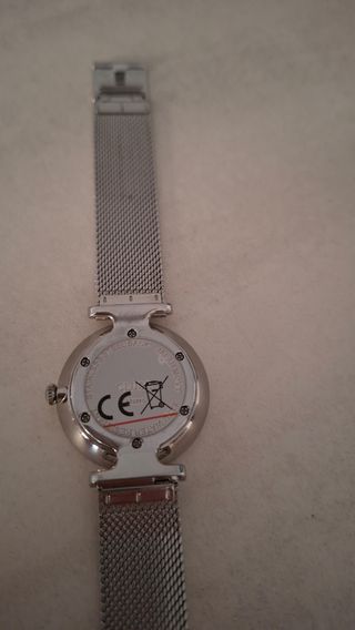 Reloj Cluse esfera blanca, correa mixta