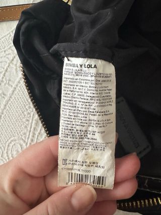 Bolso Bimba y Lola negro y marrón