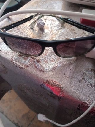 Gafas de sol Emporio Armani negras y plateadas