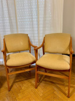 Juego de 2 sillas de comedor/salón