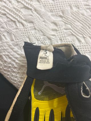 Guantes portero fútbol Puma niño