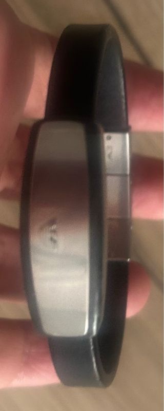 Pulsera Emporio Armani Hombre Negra y Plateada