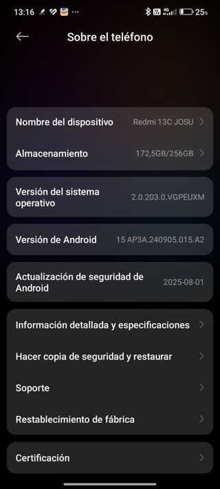Xiaomi Redmi 13C 256GB