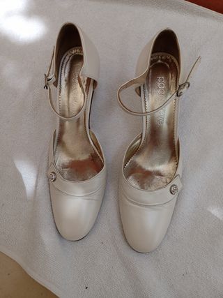 Zapatos Paco Steve Novia Blancos