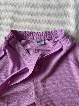 Completo blusa e pantalone lilla