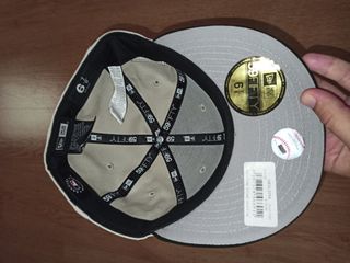 Gorra New Era Beige y Negra