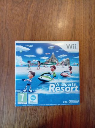 Nintendo Wii con manuales Wii Sports y Wii Play
