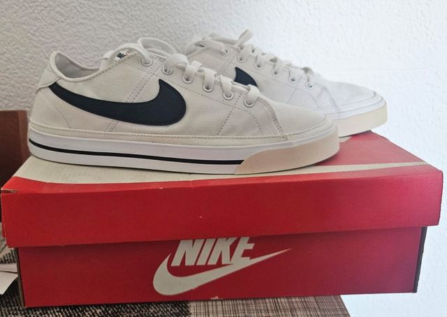 Zapatillas Nike Court Legacy Canvas Blancas