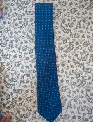 Corbata azul 