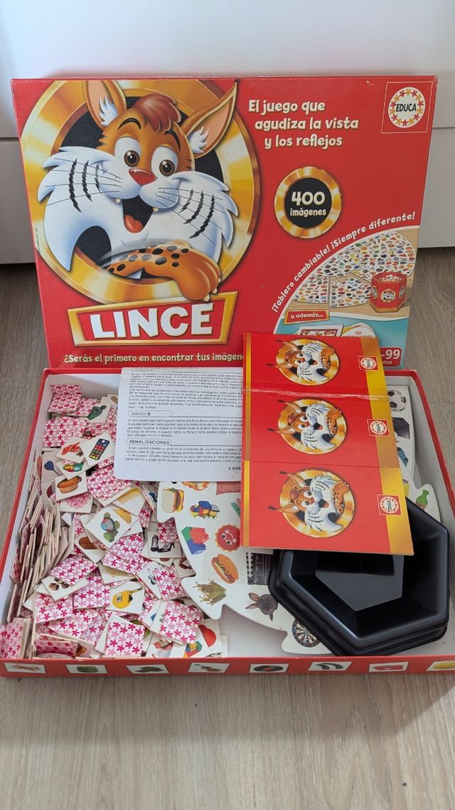 Juego de mesa Educa Lince 400 imágenes