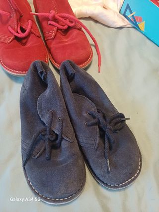 Botas de piel para niño talla 33 