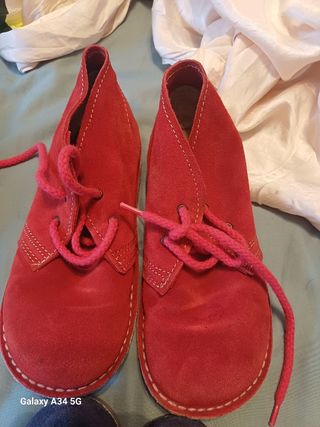 Botas de piel para niño talla 33 