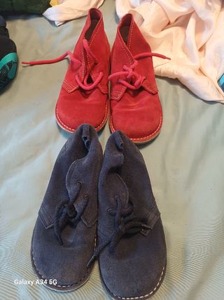 Botas de piel para niño talla 33 