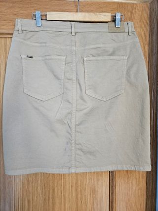 Falda Cortefiel Beige Talla L