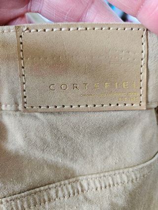 Falda Cortefiel Beige Talla L