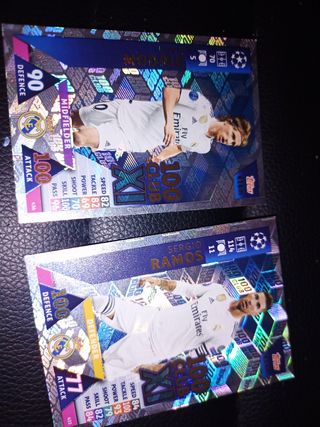 Tarjetas fútbol Topps Champions League XI