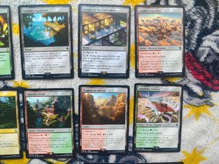 Lote tierras Magic MTG Final Fantasy