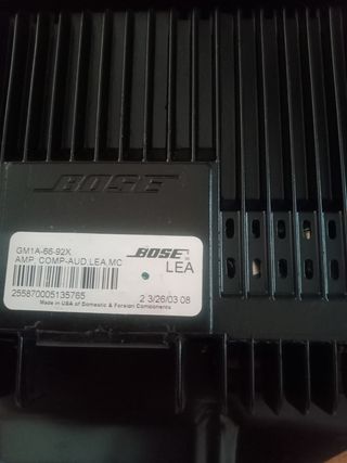 Equipo Bose Mazda 6