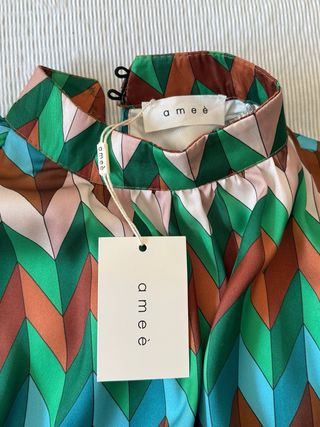 Vestido Ameè estampado geométrico talla única
