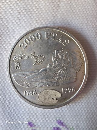 Moneda 2000 Pesetas 1996 Goya