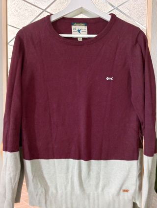 Jersey JVZ Hombre Talla XS Color Morado y gris