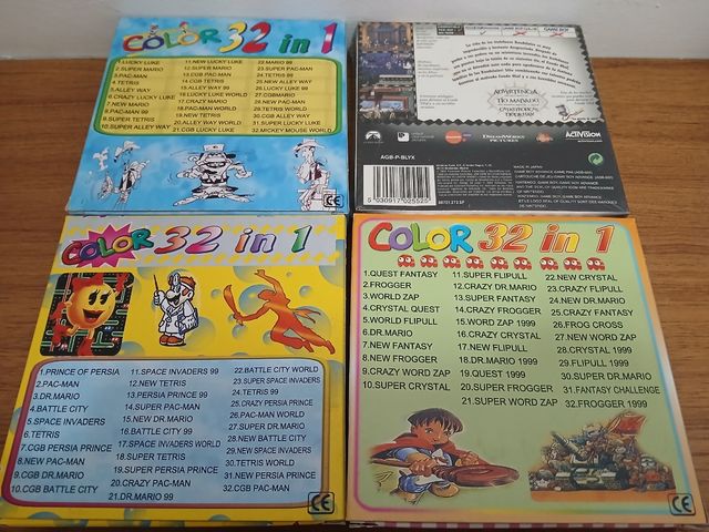 Lote 4 Juegos Game Boy Color y GBA