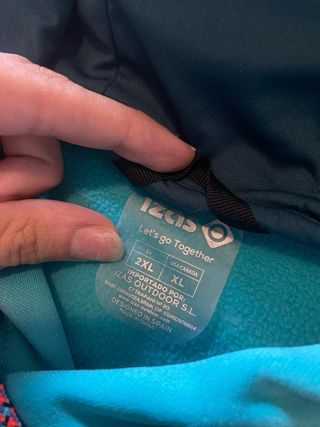 Sudadera Izas NUEVA – Turquesa (30€ en tienda)
