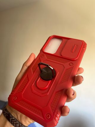 Funda Samsung A25 5G Roja con Soporte