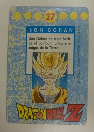 Cartas Dragon Ball Z (Serie Azul)