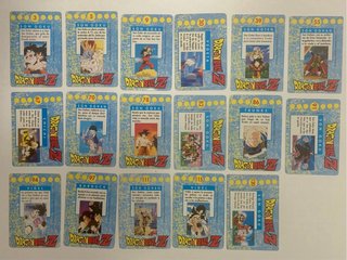 Cartas Dragon Ball Z (Serie Azul)