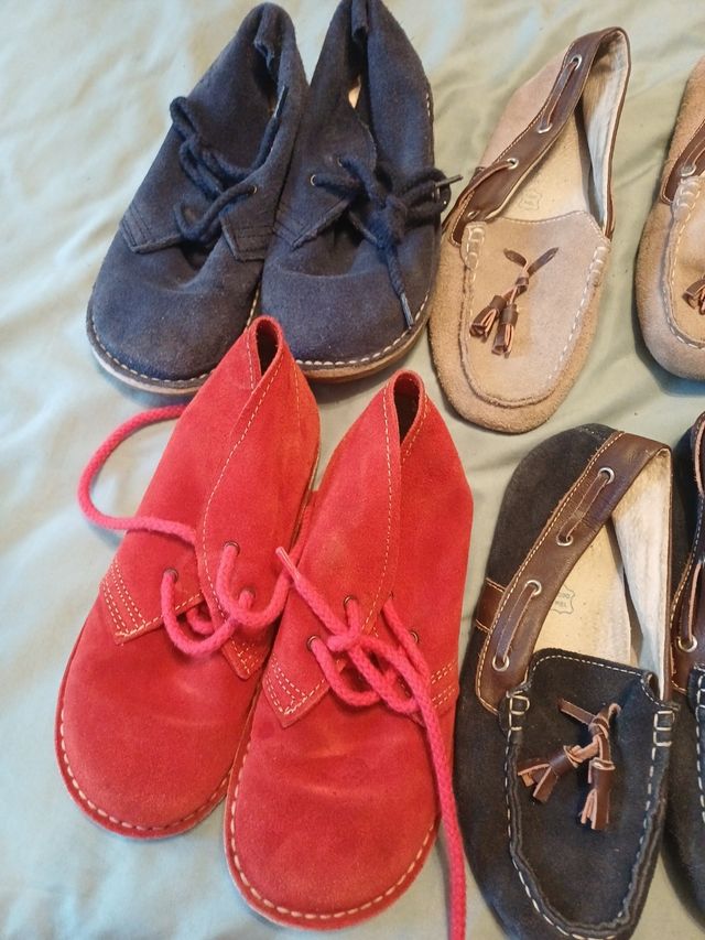 Lote 4 pares zapatos talla 33