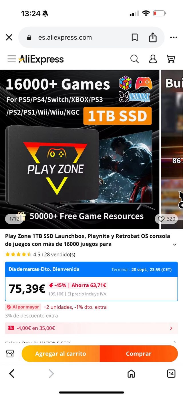 2 Mandos PC/TV + SSD 2.5 SATA