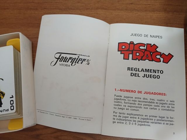 Baraja Fournier Dick Tracy Juego de Cartas