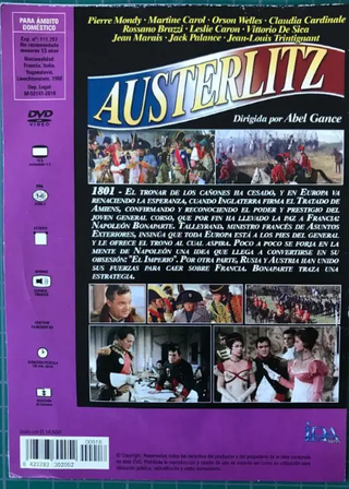 DVD Austerlitz (Historia, Guerra)