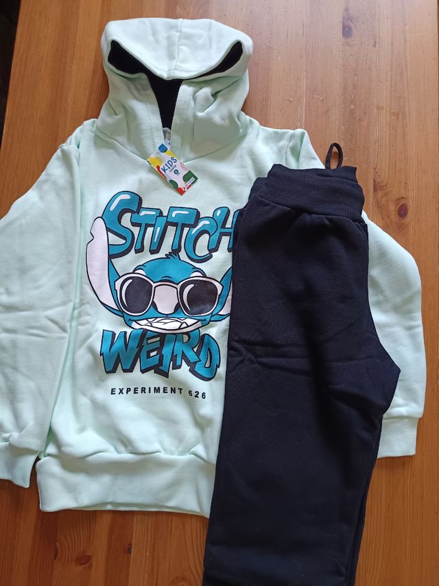 Chándal Stitch Tallas 4, 6 y 8 años