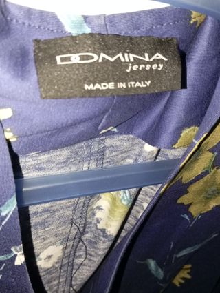 Camicetta e Gonna blu fantasia floreale