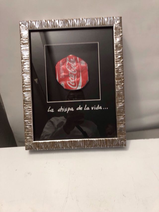 Cuadro Coca-Cola Lata Aplastada