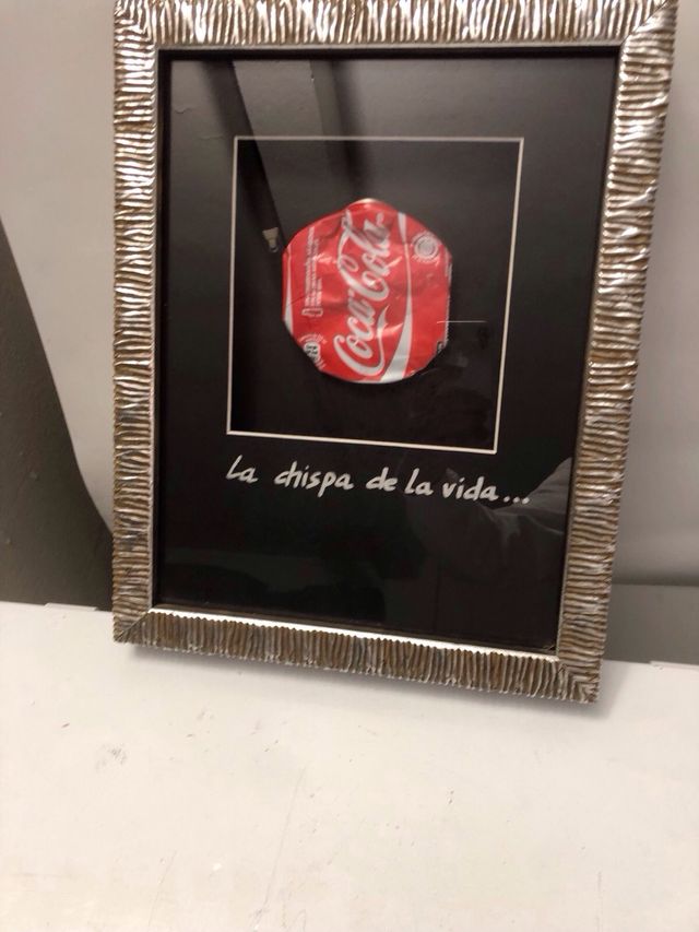 Cuadro Coca-Cola Lata Aplastada